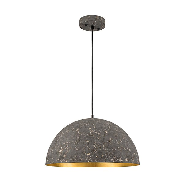HUOKU PCover Modern Farmhouse 15.7 in. W 1-Light Dome