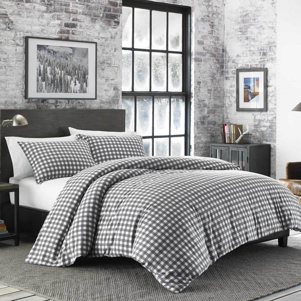 flannel queen duvet cover set