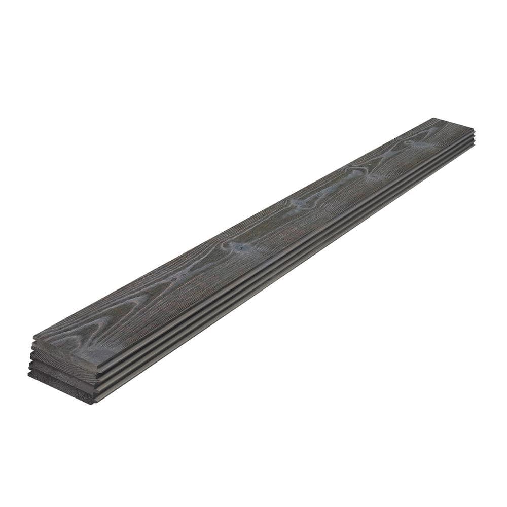 8 ft Distressed Smoke Pine Shiplap Planks (Set of 4)