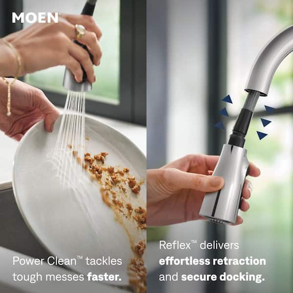 MOEN Adler Single-Handle Pull-Down Sprayer Kitchen Faucet with