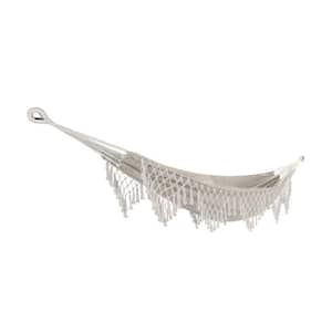 9.3 ft. Portable Cotton Hammock Bed, Hammock in a Bag with Fringe