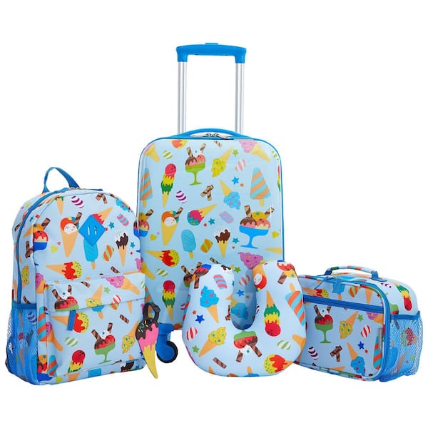 TCL 5-Piece Kid's Luggage Set with Spinner Wheels on Carry-On