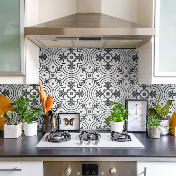 Merola Tile Twenties Vintage 7-3/4 in. x 7-3/4 in. Ceramic