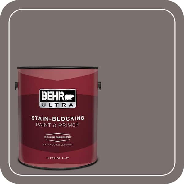 BEHR ULTRA 1 gal. #790B-5 Simple Silhouette Extra Durable Flat Interior Paint & Primer