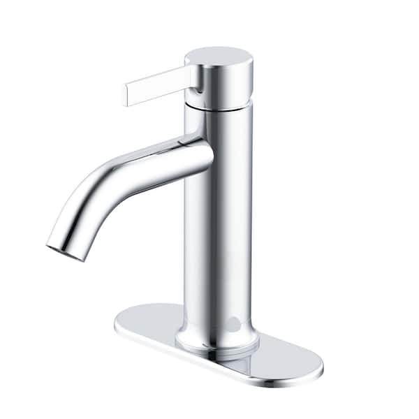 Glacier Bay Ryden Single-Handle Single-Hole Bathroom Faucet in Chrome