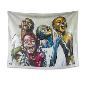 Josephine "Happy Kids" Wall Tapestry