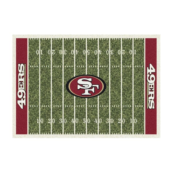 SAN FRANCISCO 49ERS 6X8 HOMEFIELD RUG