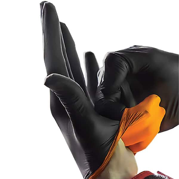 HDX HDX RESEAL Dual Color NITRILE GLOVE 80 PK HDX-PNG-80 - The