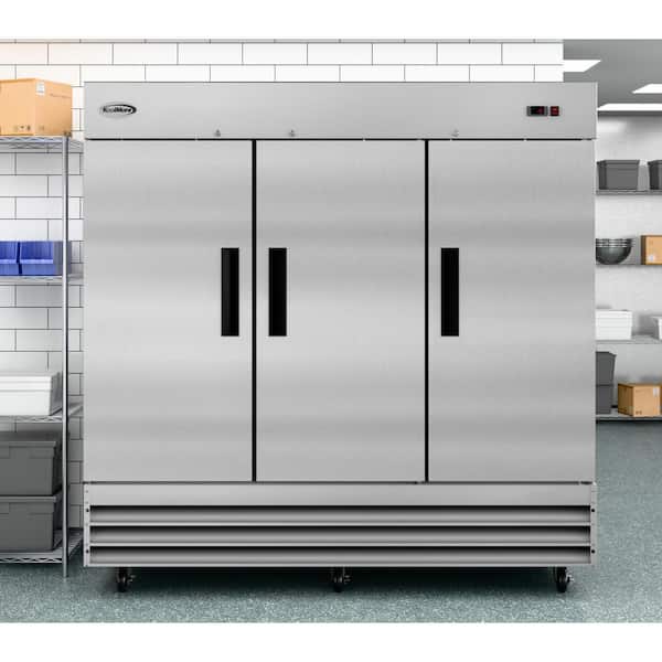 Koolmore 72 cu. ft. Commercial Triple Door Reach in Upright