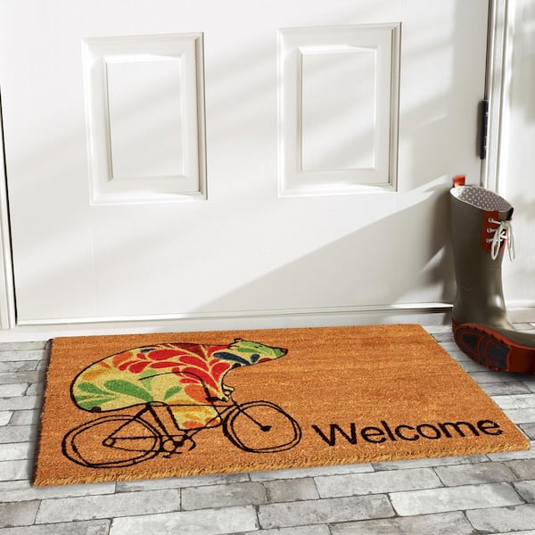Bear Fun 24 in. x 36 in. Door Mat