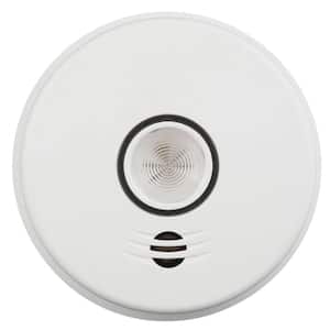 10 Year Worry-Free Hardwired Smoke Detector with Intelligent Wire-Free Voice Interconnect and Safety Light