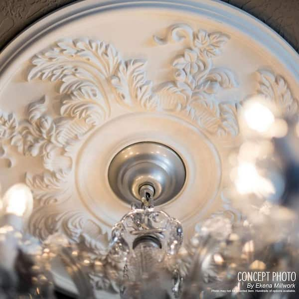 cream ceiling rose