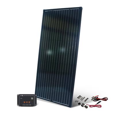 215-Watt Monocrystalline Solar Panel with 12-Volt Charge Controller