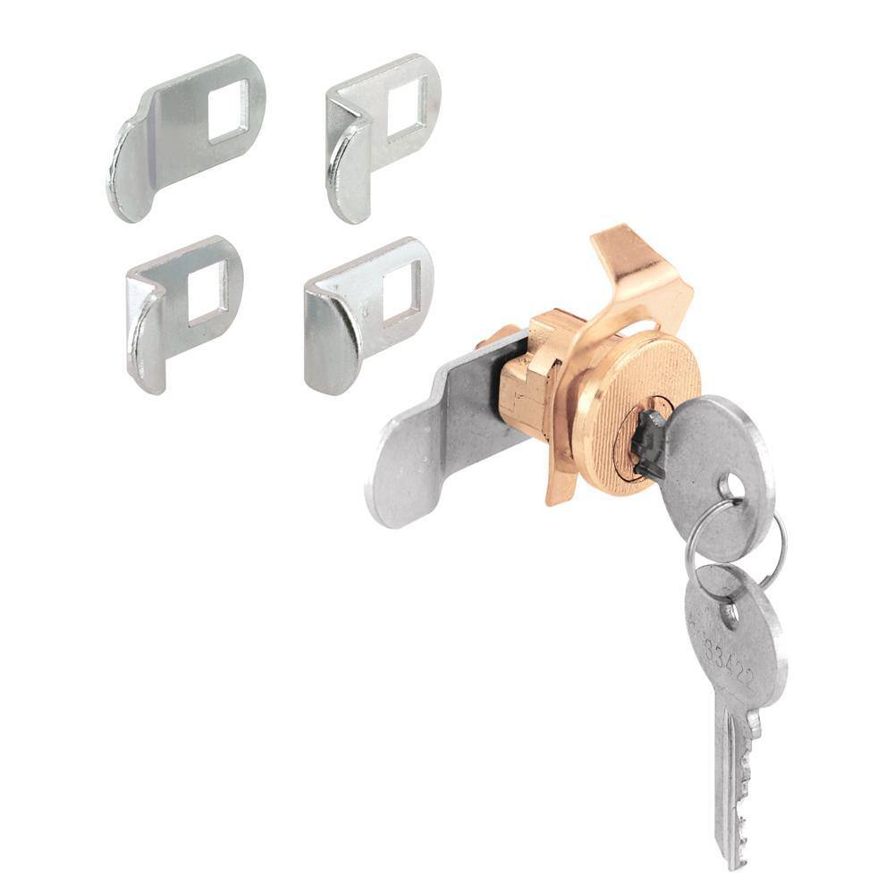 Mailbox Lock With 1/2 Inch Bolt - Brass Finish For Cole Columbia Amalgamated