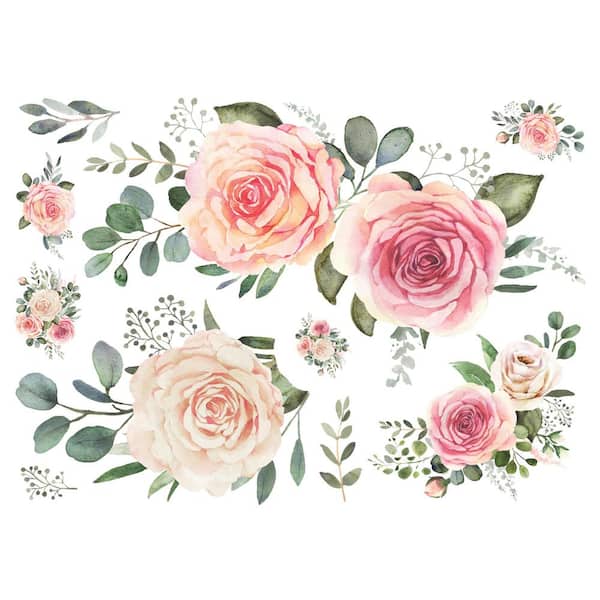 Pink Floral – Shop Badge A-Peel
