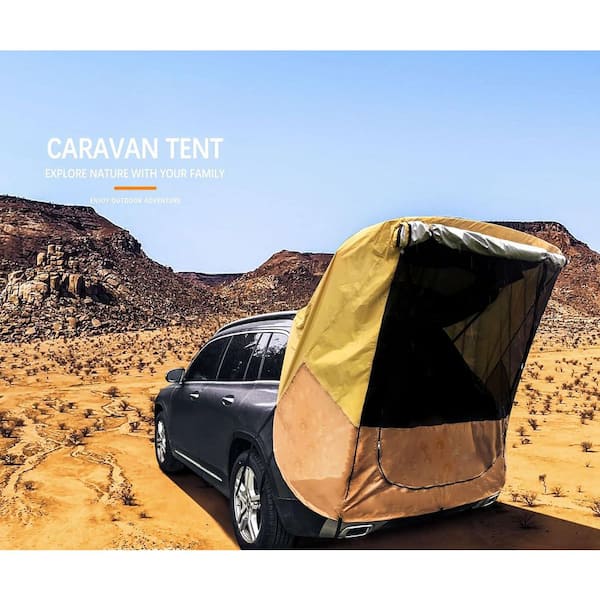 Phewnyzo 2 Person Camping Tent with Sun Shade, Privacy