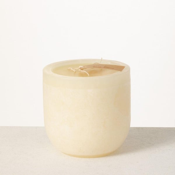 Vance Kitira 6 in. Melon White Decorative Timber Goblet