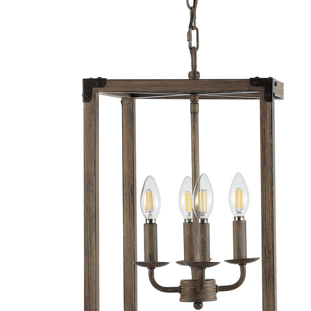 Magnolia Rustic 12" Farmhouse Iron LED Pendant - Oil-Rubbed Bronze
