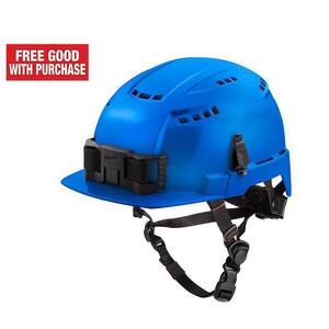 BOLT Blue Type 2 Class C Front Brim Vented Safety Helmet