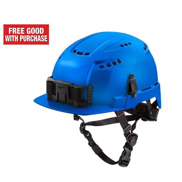 Milwaukee BOLT Blue Type 2 Class C Front Brim Vented Safety Helmet