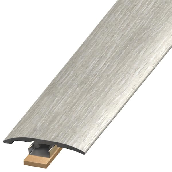 Harmony Haus Darling Dove 0.25 in. T x 2 in. W x 94 in. L Woodlook Vinyl Plank 3n1 Trim