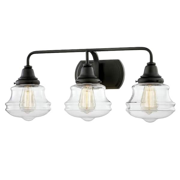 Fifth And Main Lighting Shipley 8 In 3, 8 Bulb Vanity Light Home Depot