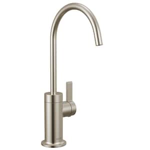 Single Handle 10.81 in. Faucet for Instant Cold-Water Dispenser in Stainless