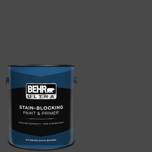 BEHR ULTRA 1 gal. Home Decorators Collection #HDC-WR14-4 Winter Coat Satin Enamel Exterior Paint & Primer