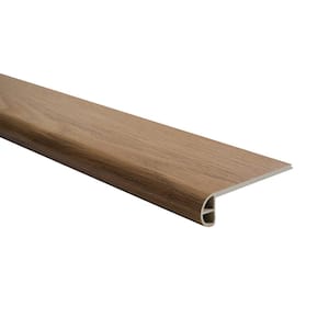 French Oak Novato 0.944 in. Thickness X 4.527 in. Width X 94.48 in. Length Vinyl Flush Stair Nose Molding French Oak Novato 0.944 in. Thickness X 4.527 in. Width X 94.48 in. Length Vinyl Flush Stair Nose Molding