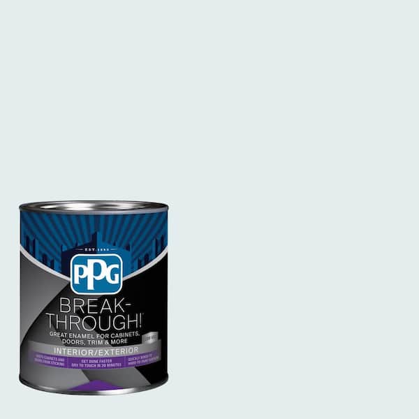 Break-Through! 1 qt. PPG1237-1 Bashful Satin Door, Trim & Cabinet Paint