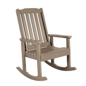 Lehigh Woodland Brown Recycled Plastic Outdoor Rocking Chair