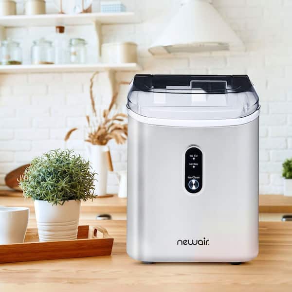 Nugget Ice Maker Countertop WiFi Integrated | Portable Sonic Ice Machine  for Home | Soft Pebble Ice Makers Self Cleaning | Chewa