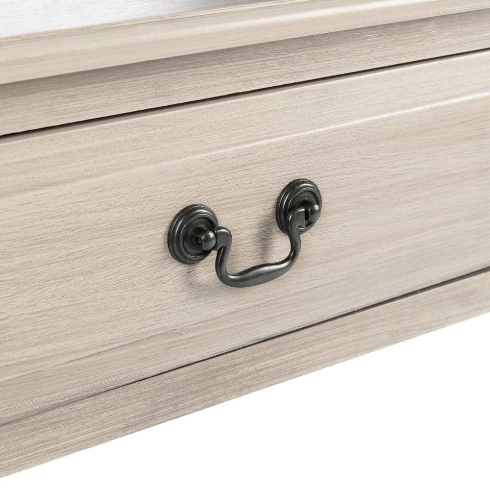 Primrose Greige 40'' Wood Console Table with Storage