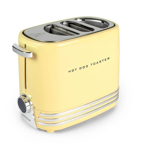 Nostalgia Pop-Up 2 Hot Dog and Bun Toaster With Mini Tongs, Works with  Chicken, Turkey, Veggie Links, Sausages and Brats