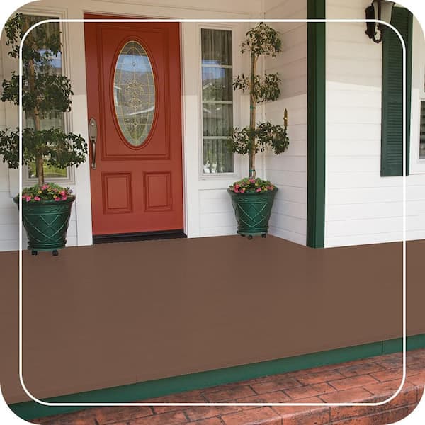 1 gal. #PPU3-17 Clay Pot Low-Lustre Enamel Interior/Exterior Porch and Patio Floor Paint