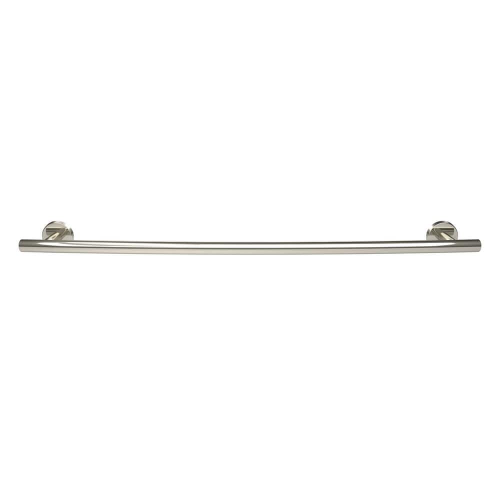 Polished Stainless Steel 24-Inch Wall Mounted Towel Bar