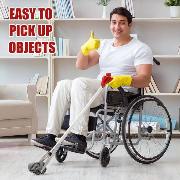 Misopily 35 in. Suction Cup Reacher Grabber Tool Nonslip Long Arm