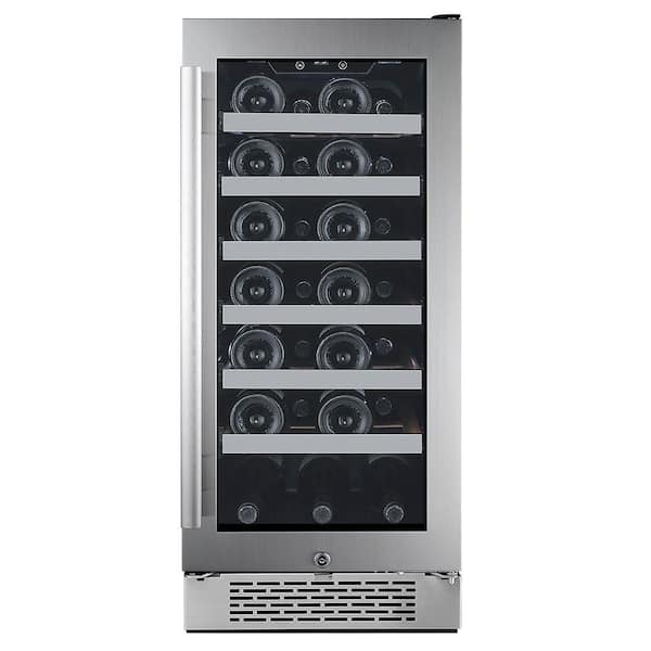 Avallon 27-Bottle 15 in. Built-in Wine Cooler with Argon Filled Double Paned Glass