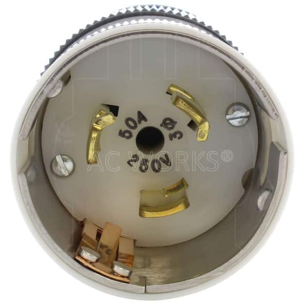 AC WORKS California Standard CS8365 50A 3-Phase 250V 4-Wire