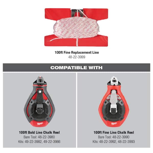 100 ft. Precision Chalk Reel Replacement Line