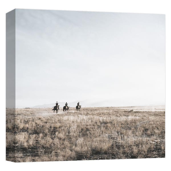 PTM Images The long travel awaits'' Abstract Canvas Wall Art 15 in. x 15 in.