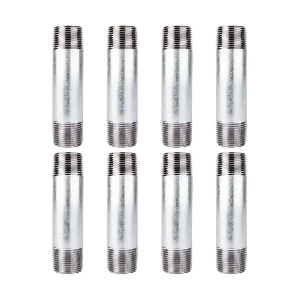 3/4 in. x 4 in. Galvanized Steel Nipple (8-Pack) price history on PriceWatchPro