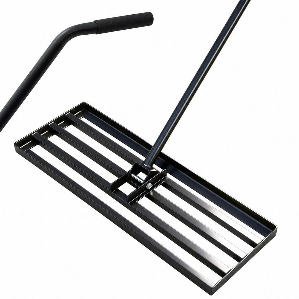 6 ft. Stainless Steel Handle Lawn Leveling Rake Ergonomic Bent Handle Smooth Leveling for Soil Sand Garden Yard price history on PriceWatchPro