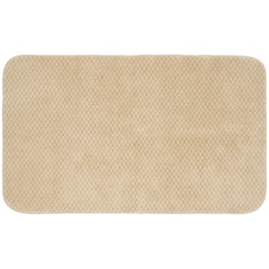 Cabernet Linen 30 in. x 50 in. Washable Bathroom Accent Rug