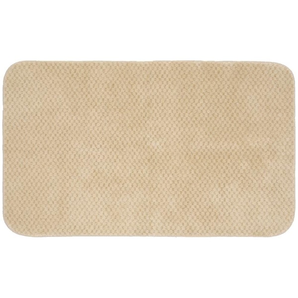 Garland Rug Cabernet Linen 30 in. x 50 in. Washable Bathroom Accent Rug