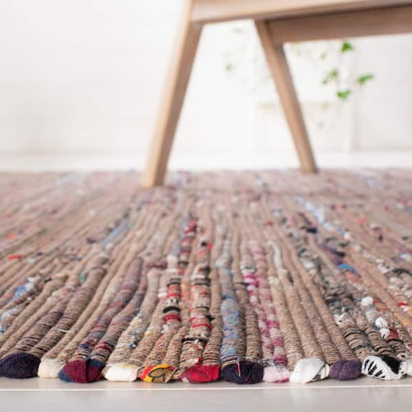 Hand-woven rag rug Runner made of recycled tee cheapest shirts in 