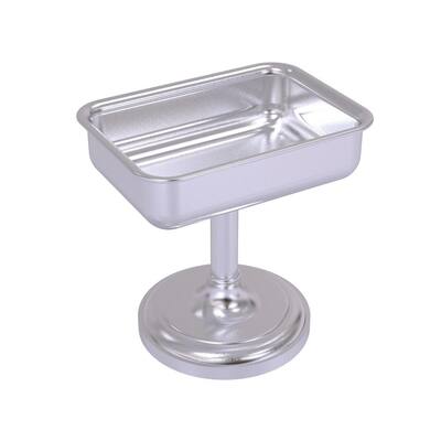 Magic Suction Soap Tray in White 3011 - The Home Depot