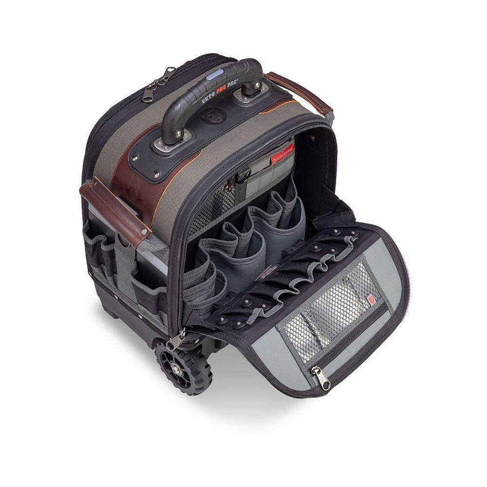Tech-LC Wheeler Black and Gray Nylon Rolling Tool Bag