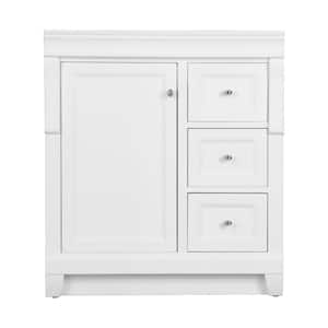 Naples 30 in. W x 21.63 in. D x 34 in. H Bath Vanity Cabinet without Top in White