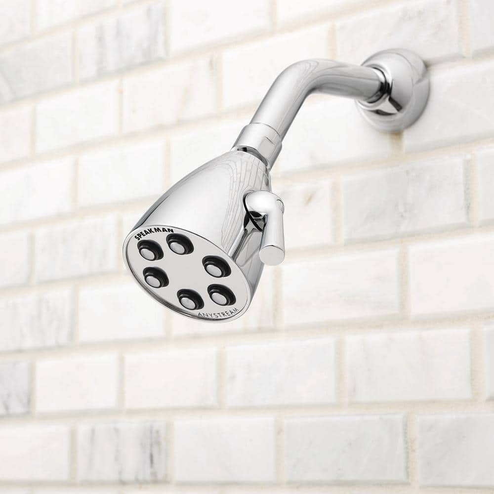 Polished Chrome Adjustable Multi-Function Shower Head